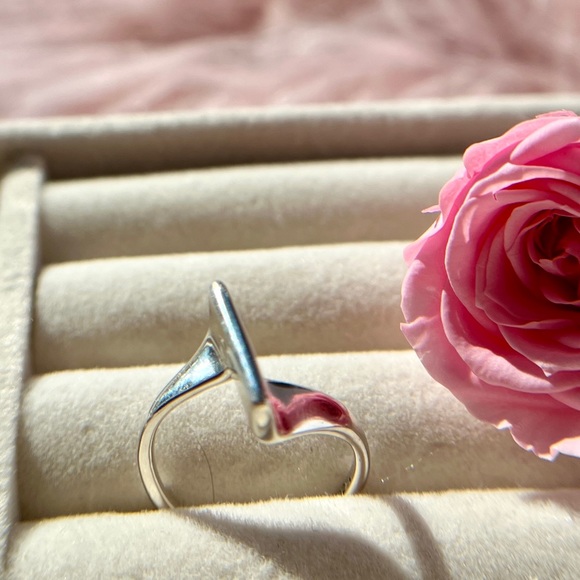 Silver ring 925 open back . No size brand new - Picture 2 of 2